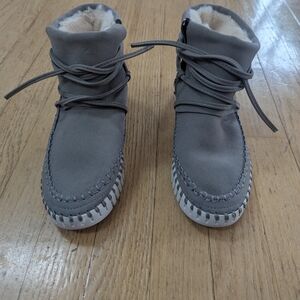 Ilse Jacobsen Gray Winter Boots